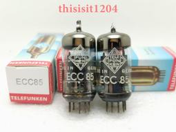 德律風根ECC81/12AT7電子管 肥環有菱底 測值全新，12549 歷史價格詳細信息