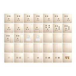 德力西開關插座靣板家用86型暗裝四孔牆壁5孔usb三孔16a一開五孔 歷史價格詳細信息