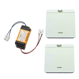 無線遙控開關免佈線隨意貼(可設通電亮燈或不亮燈/延時)單雙開雙控家用電燈86面板牆壁開關 歷史價格詳細信息