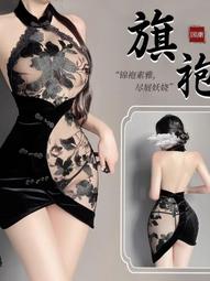 性感國風復古盤扣旗袍短裙開叉超短絲絨鏤空立領連衣裙子設計感裙 歷史價格詳細信息