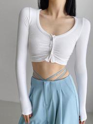 T恤女高腰短款露臍打底衫上衣女裝女性服裝流行女裝休閒服飾．F 歷史價格詳細信息