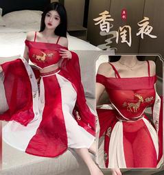 宮廷古風貴妃裝扮髮飾組合古裝漢服仿真絹花頭飾流蘇步搖U釵髮簪 歷史價格詳細信息