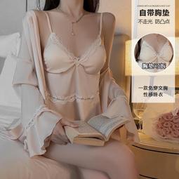 新款 冬季 女士 性感睡裙睡衣女秋冬季加絨加厚新款可外穿毛茸茸甜美公主風家居服套裝 歷史價格詳細信息