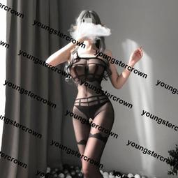 情趣内衣 情趣網衣 性感内衣黑絲吊帶漏乳情趣絲襪透明鏤空睡衣吊帶連身襪網衣開檔調情w093 歷史價格詳細信息