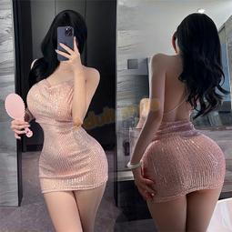 性感睡衣 閃亮耀眼 夜店風格 美背短裙 我是皇后 角色扮演 金色(F號) AngelHoney天使霓裳 歷史價格詳細信息