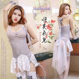 《SHIMEISHA》絲襪連身衣！金絲花紋背交叉吊襪帶三件組 歷史價格詳細信息