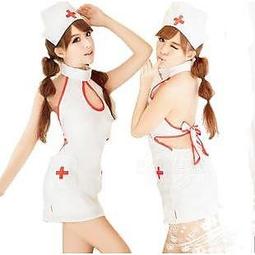 ST-Select★傲嬌&amp;#x02764;性感吊帶襪護士睡裙白色★角色扮演 歷史價格詳細信息