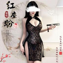 旗袍 紫黑蕾絲旗袍裝-愛衣朵拉C007 歷史價格詳細信息