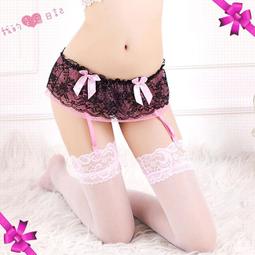 蕾絲大腿帶 桃紅點點緞帶蝴蝶結 綁腿大腿套 歷史價格詳細信息