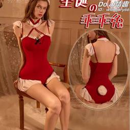 耶誕節性感兔女郎cos黑絲襪情調製服誘惑情器內衣女僕套裝睡衣女 歷史價格詳細信息