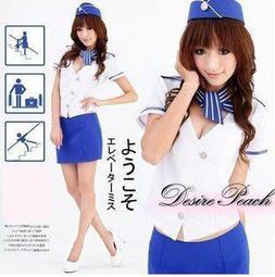 *DesirePeach*[8087粉色]露乳三點。角色扮演-女僕女傭女警小護士水手學生服空姐兔女郎/情趣性感內衣蕾絲 歷史價格詳細信息