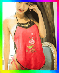 【cosplay】韓版性感掛脖深V高開叉露背銀絲連衣裙 性感睡衣 情趣服 歷史價格詳細信息