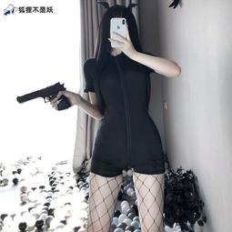 網紅情趣內衣女火辣小胸 漆皮皮尤網紗拼接連身緊身衣新款 歷史價格詳細信息