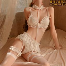 情趣內衣 情趣制服 純欲性感可愛甜美學生少女草莓蕾絲制服套裝三點式情趣內衣睡裙女 歷史價格詳細信息