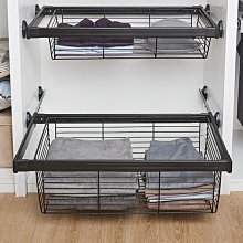 架子抽屜衣掛架衣櫥臥室懸掛式衣服衣櫃分層架衣櫃收納掛拉籃衣櫃 歷史價格詳細信息