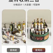 廚房調料置物架可旋轉調味品油鹽醬醋轉盤桌面整理盒收納架【快樂小馬家居店】 歷史價格詳細信息