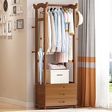 實木轉角衣帽架胡桃木小戶型拐角掛衣架落地臥室貼牆衣服收納架子 歷史價格詳細信息