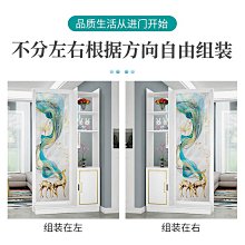 屏風隔斷客廳置物架簡約現代入戶進門實木正對大門玄關柜鞋柜一體熱心小賣家 歷史價格詳細信息