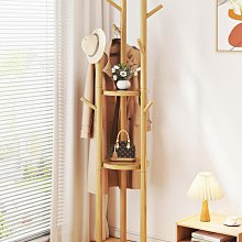 實木衣帽架落地臥室北歐櫻桃木客廳鏡子一體家用玄關衣架掛衣架 歷史價格詳細信息