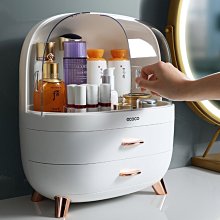 新款特價~收納盒 桌面置物架 梳妝臺抽屜式口紅架子整理箱 歷史價格詳細信息