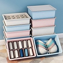 內衣收納盒家用帶蓋防塵襪子內褲整理盒壁掛式透明大容量收納神器~不含運費 歷史價格詳細信息