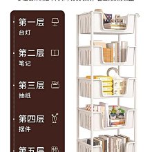 書架置物架落地多層可移動帶輪小推車雜物桌面旁閱讀收納陶未 歷史價格詳細信息