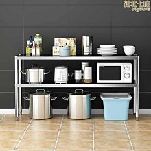 不鏽鋼廚房置物架落地多層微波爐烤箱多功能儲物貨架三層收納層架子 歷史價格詳細信息