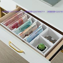 【熱賣精選】零錢盒桌面收納盒硬幣現金收銀抽屜整理盒簡易格子分隔紙幣收裝盒收銀盒 超夯 歷史價格詳細信息