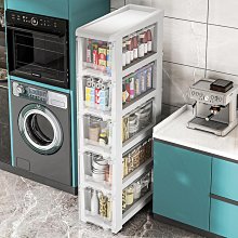 縫隙超窄柜邊縫 外側面化妝室廚房窄縫多層收納儲物夾縫置物架~定金 歷史價格詳細信息