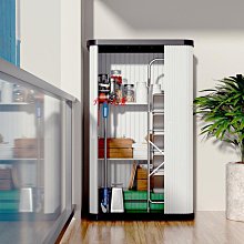 儲物櫃陽臺收納柜花園庭院防水防曬雜物柜室外整理工具置物柜戶外儲物柜 歷史價格詳細信息