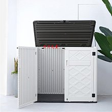 儲物櫃戶外收納柜子儲物工具雜物花園庭院陽臺防水防曬多功能實木雙開門 歷史價格詳細信息