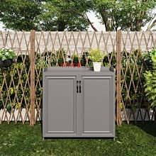 儲物櫃陽臺收納柜花園庭院防水防曬雜物柜室外整理工具置物柜戶外儲物柜 歷史價格詳細信息