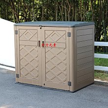 儲物櫃陽臺收納柜花園庭院防水防曬雜物柜室外整理工具置物柜戶外儲物柜 歷史價格詳細信息