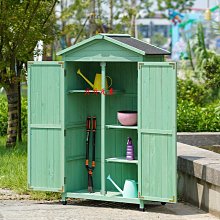 儲物櫃戶外儲物柜庭院實木工具柜花園防水防曬花園院子收納房室外雜物柜 歷史價格詳細信息