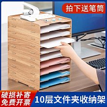 聯繫賣家優惠~多層桌面文件架A4文件盒分層架收納盒文件框資料架辦公用品文件收納神器文件架子置物架辦公桌文件收納架 歷史價格詳細信息