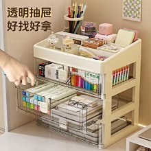 桌面收納盒抽屜式辦公室書桌上收納櫃小號文具透明箱子雜物儲物盒 歷史價格詳細信息