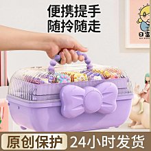 兒童發飾收納盒可愛公主頭繩發夾發卡皮筋發圈梳妝女孩~特價下殺 免運 歷史價格詳細信息