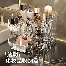 化妝品收納盒口紅護膚品收納箱宿舍整理置物架桌面梳妝臺盒子 歷史價格詳細信息