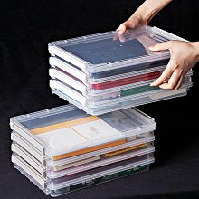 證件收納盒家用證書重要文件戶口本整理袋塑料透明有蓋吧唧儲物箱 歷史價格詳細信息