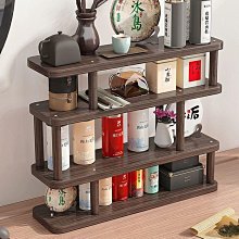 置物架 收納架 架子 儲物架茶葉柜置物架楠竹小型茶室多層茶壺茶葉罐收納架客廳放茶具的架子正品 促銷 歷史價格詳細信息