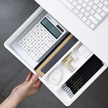 隱藏式抽屜收納盒 小號 伸縮桌下隱藏式抽屜 桌面收納 歷史價格詳細信息