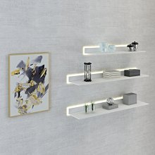 【熱賣精選】現貨 墻上置物架墻壁層板免打孔隔板定制一字板置物架簡約架子客廳壁掛 歷史價格詳細信息