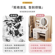 小店新款化妝臺歐式梳妝臺臥室化妝桌網紅ins多功能公主梳妝桌收納柜一體小戶型超夯 新品 精品 歷史價格詳細信息