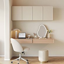 法式奶油風書桌鬥櫃梳妝檯一體轉角可伸縮工作檯輕奢電腦桌 歷史價格詳細信息