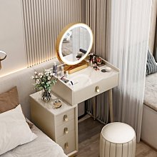 小型實木化妝臺化妝桌簡約輕奢小戶型巖板皮質書桌化妝臺60cm 歷史價格詳細信息