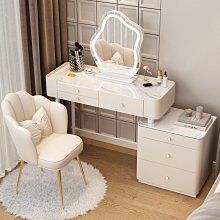 小型實木化妝臺化妝桌簡約輕奢小戶型巖板皮質書桌化妝臺60cm 歷史價格詳細信息