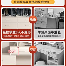 小店新款化妝臺床頭柜式梳妝臺臥室現代簡約小型迷你超窄網紅高級輕奢翻蓋化妝桌超夯 新品 精品 歷史價格詳細信息