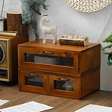 鄉村風木質收納櫃 手感2層櫃 抽屜櫃 6格櫃 復古置物櫃 斗櫃 實木櫃 隙縫櫃 復刻日系櫃 原木床頭櫃 小物整理櫃 懷舊感木櫃 可堆疊層櫃 咖啡甜點店面質感擺飾 歷史價格詳細信息