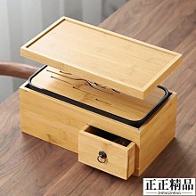 家用茶盤 竹制古風長方形抽屜儲水型小茶臺 復古簡約休~ 優惠 限時 歷史價格詳細信息