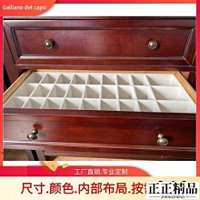 定製抽屜大容量皮絨首飾收納盒衣櫃手飾分裝盒珠寶多功能套裝托盤-正正精品 歷史價格詳細信息